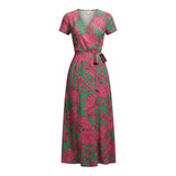 Gyrithe™ — Blomster Wrapkjole