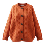 Marina™ — Cardigan i Blødt Flettet Strik