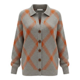 Viviana™ — Blød moderne ternet sweater