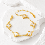 Katerine™ — Sort blomst armbånd