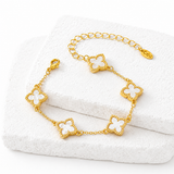 Katerine™ — Sort blomst armbånd
