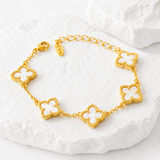 Katerine™ — Sort blomst armbånd