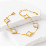 Katerine™ — Sort blomst armbånd