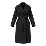 Noctéra™ – Black Elegance Trenchfrakke