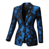 Elara™ – Midnight Bloom Blazer