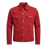 Juha™ — Rød denimjakke