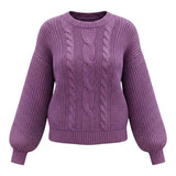 Liléra™ – Plum Knit Pullover