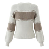 Élanie™ – Soft Contrast Knit Pullover