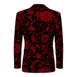 Nocturna™ – Crimson Baroque Blazer