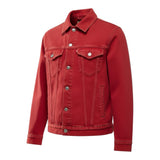 Ardis™ – Denimjakke Crimson Glow