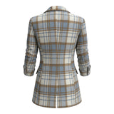 Astrid™ – Soft Plaid Blazer