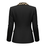 Vera™ – Leopard Accent Blazer