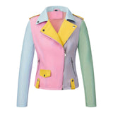 Pastéla™ – Multicolor Leather Bikerjakke