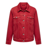 Ardis™ – Denimjakke Crimson Glow