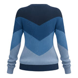 Azúra™ – Blue Wave Knit Pullover