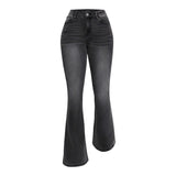 Sky™ – Dark Grey Flare Jeans