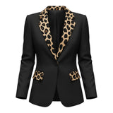 Vera™ – Leopard Accent Blazer