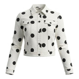 Mireya™ – Denimjakke Polka Charm