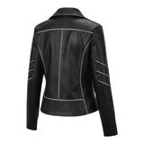 Élixa™ – Black Contour Leatherjakke