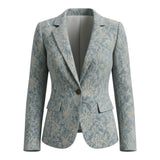 Sofia™ – Soft Blue Floral Blazer