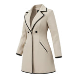 Noor™ – Contrast Trim Coat