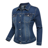 Rhea™ – Denimjakke Indigo Form