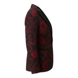 Valeria™ – Crimson Noir Blazer