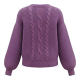 Liléra™ – Plum Knit Pullover