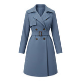 Auréline™ – Blue Grace Trenchfrakke