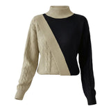 Monéra™ – Dual Contrast Knit Pullover