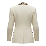 Vera™ – Leopard Accent Blazer
